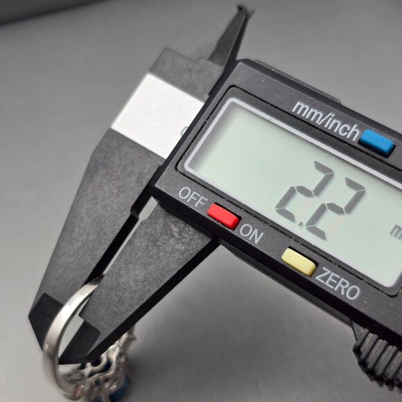 Sterling Silver London Blue Topaz Cathedral Ring Size 10 Signed SUN 5.09g - Picture 12 of 15